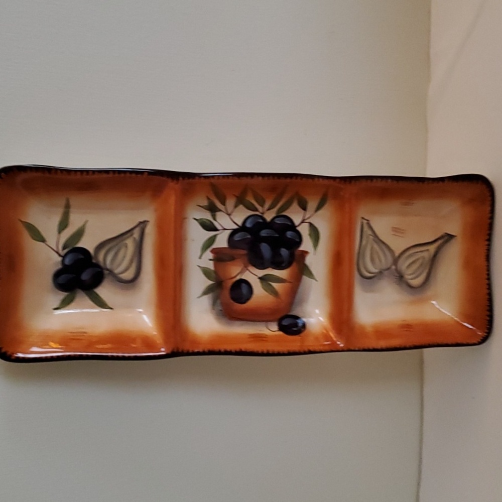 Pier 1 Three Section Serving Dish